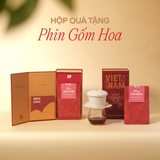  Hộp Quà Tặng Phin Gốm Hoa Cao Cấp 