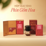  Hộp Quà Tặng Phin Gốm Hoa Cao Cấp 