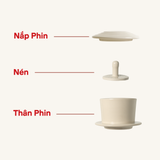  Phin Gốm Sơn Điền Ngà 