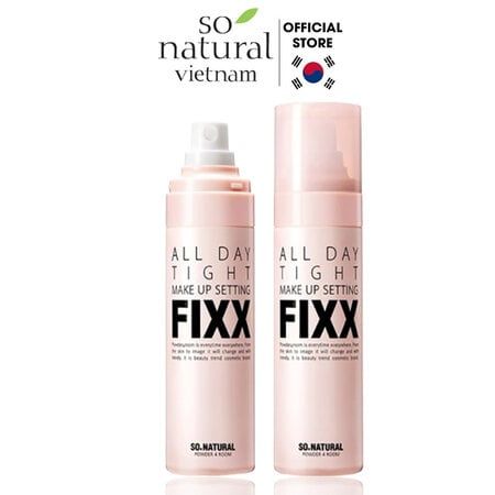 SO NATURAL_Xịt Khoá Makeup All Day Tight Makeup Up Setting Fixx 75ml