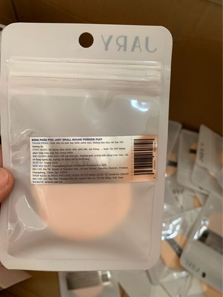 JARY_Bông Phấn Phủ Small Round Powder Puff