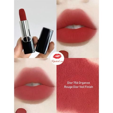 DIOR(*)_Son Thỏi Rouge Dior Color Lipstick 756 Organza Veil