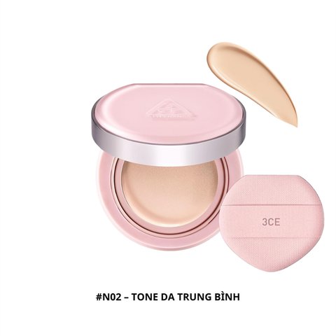 3CE_Phấn Nước Fitting Mesh Cover Cushion 11g - N02