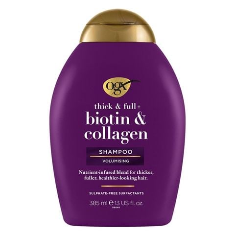 OGX_Dầu Gội Làm Dày Tóc Thick & Full + Biotin & Collagen Shampoo 385ml