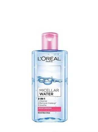 L'ORÉAL_Nước Tẩy Trang Nắp Hồng Dưỡng Ẩm Cho Da Khô Micellar Water 95ml