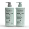 ELVAWELL_Bộ Gội Xả Kiềm Dầu Và Làm Phồng Tóc 500mlx2 (Xanh Lá)