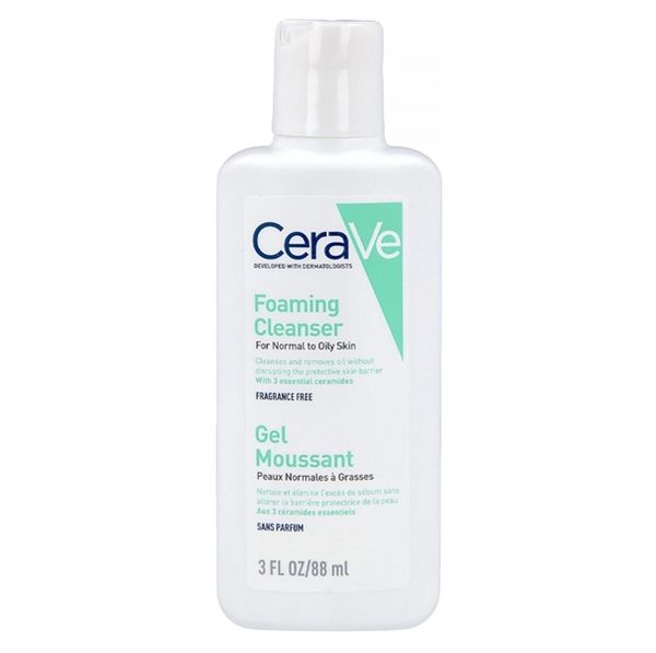 CERAVE_Sữa Rửa Mặt Sạch Sâu Cho Da Thường Đến Da Dầu Foaming Cleanser 87ml