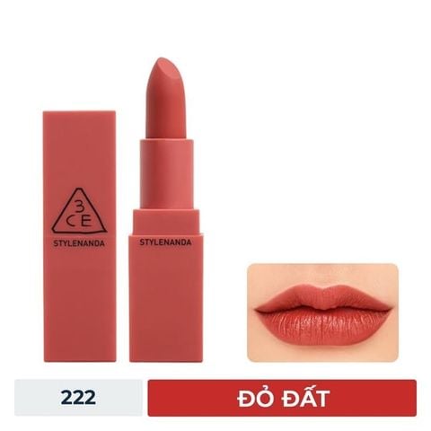 3CE_Son Thỏi Mood Recipe Matte Lip Color #222 Step And Go 3.5G