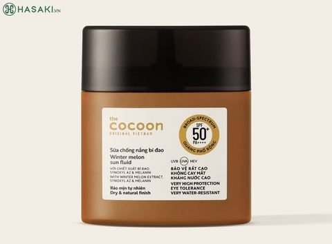 COCOON_Sữa Chống Nắng Bí Đao Winter Melon Sun Fluid SPF50+ PA++++ 15ML