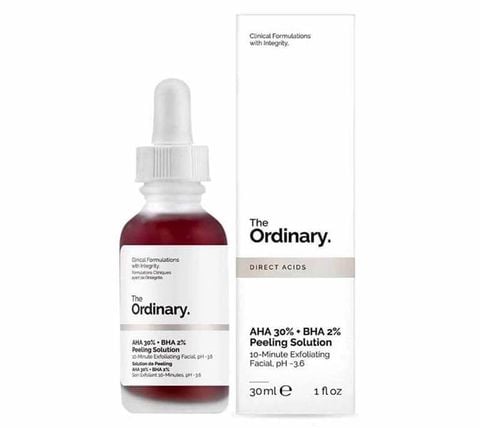 THE ORDINARY_Serum Tẩy Da Chết AHA 30% +BHA 2% Peeling Solution 30ml
