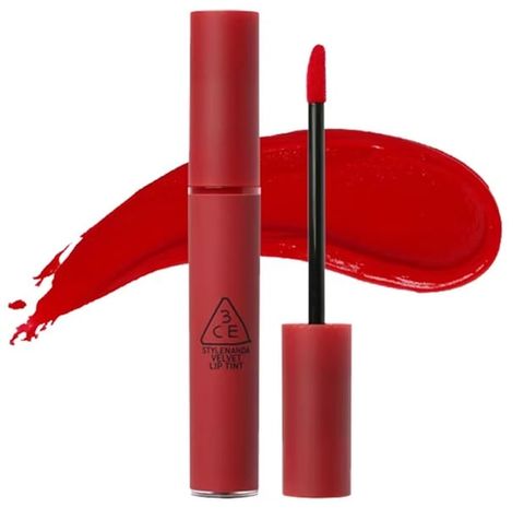 3CE_Son Kem Lì Velvet Lip Tint #Private (Đỏ Lạnh) 4G