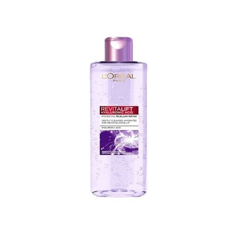 L'OREAL_Nước Tẩy Trang Nắp Tím Căng Mịn Da Revitalift Hyaluronic Acid Hydrating Micellar Water 95ml