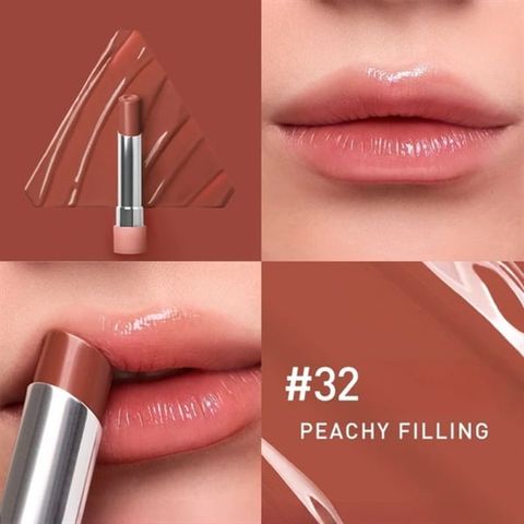 3CE_Son Bóng Dưỡng Ẩm Glazy Lip Glow 32 Peachy Filling 3.2g