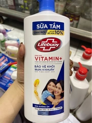 Lifebuoy_Sữa Tắm Chăm Sóc Da Dưỡng Ẩm Và Bảo Vệ Khỏi Vi Khuẩn 800g