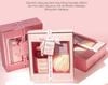 WEILAIYA_Set Quà Sữa Tắm Hoa Hồng 450ml + Bông Tắm