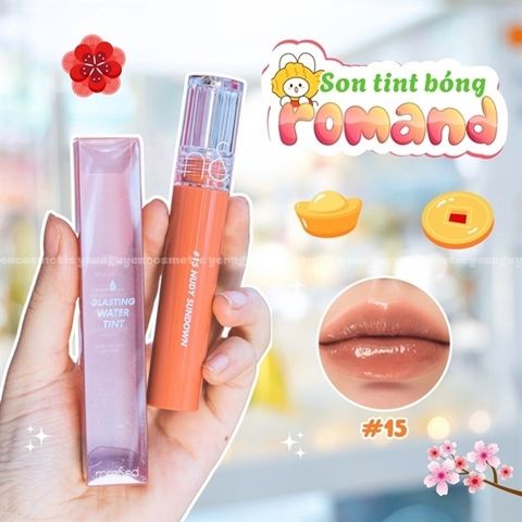 ROMAND_Son Bóng Glasting Water Tint 15 Nudy Sundown