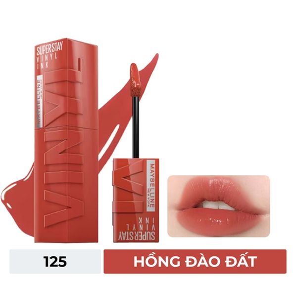 MAYBELLINE_Son Kem Bóng Super Stay Vinyl Ink #125 Keen 4.2ml
