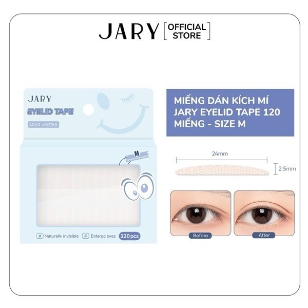 JARY_Miếng Dán Kích Mí 120 Miếng