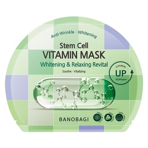 BANOBAGI_Mặt Nạ Stem Cell Vitamin Mask Whitening & Relaxing Revital 30g