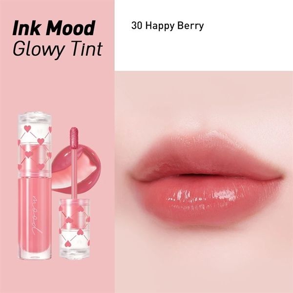 PERIPERA_Son Bóng Ink Mood Glowy Tint 30 Happy Berry 4G