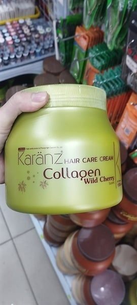KARANZ _Hấp Ủ Wild Cherry Collagen Scent 1000ml (Xanh)