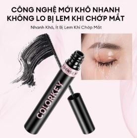 COLORKEY_Mascara Long & Dense Hỗ Trợ Giúp Mi Dài Và Tơi, Bền Màu, Lâu Trôi 4.5g