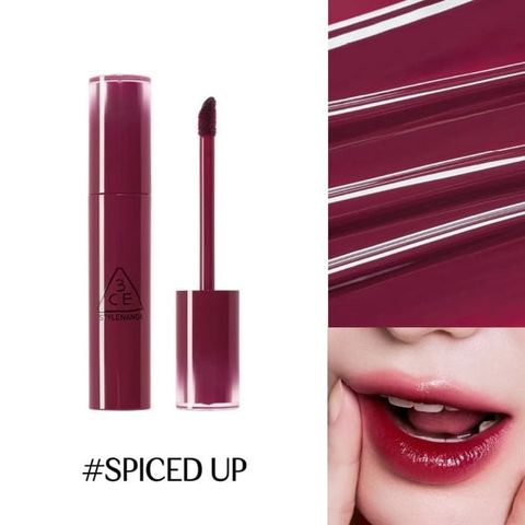 3CE_Son Tint Bóng Lazy Pop Lip Stain # Spiced Up 4.5G