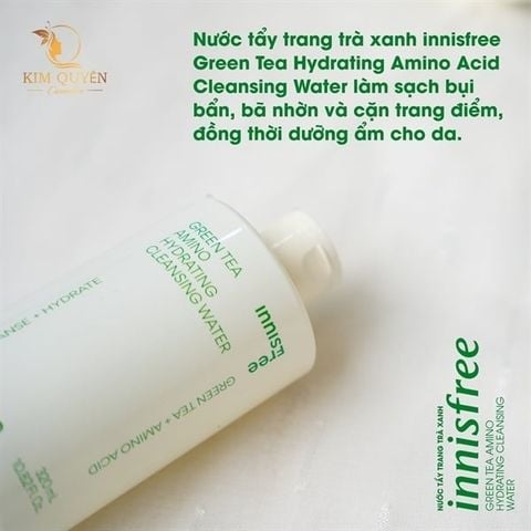 INNISFREE_Nước Tẩy Trang Green Tea Amino Hydrating 320ml