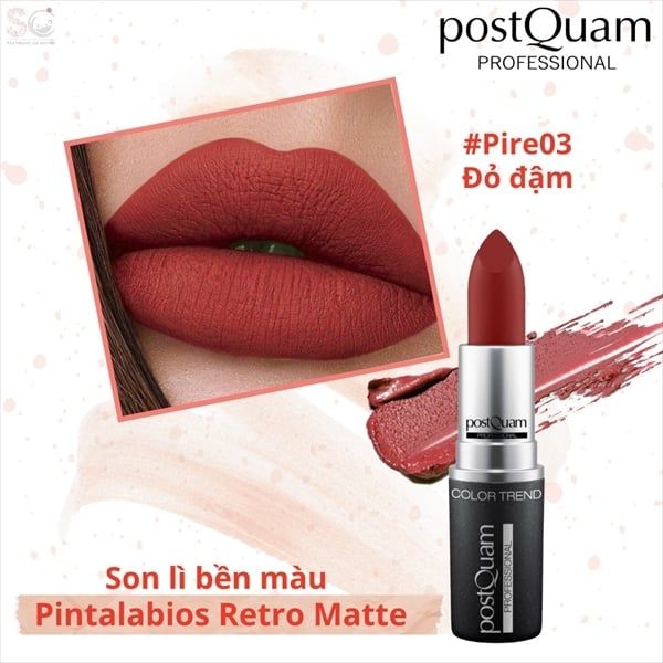 POSTQUAM_Son Lì Bền Màu #Pire03 4g