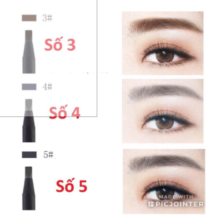 HAOZHUANG_Chì Xé Kẻ Chân Mày Phẩy Sợi