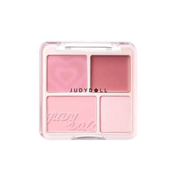 JUDYDOLL_Bảng Phấn Má Hồng Blush & Highlight Palette 4 Ô