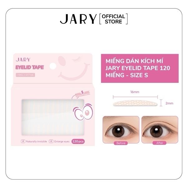 JARY_Miếng Dán Kích Mí 120 Miếng