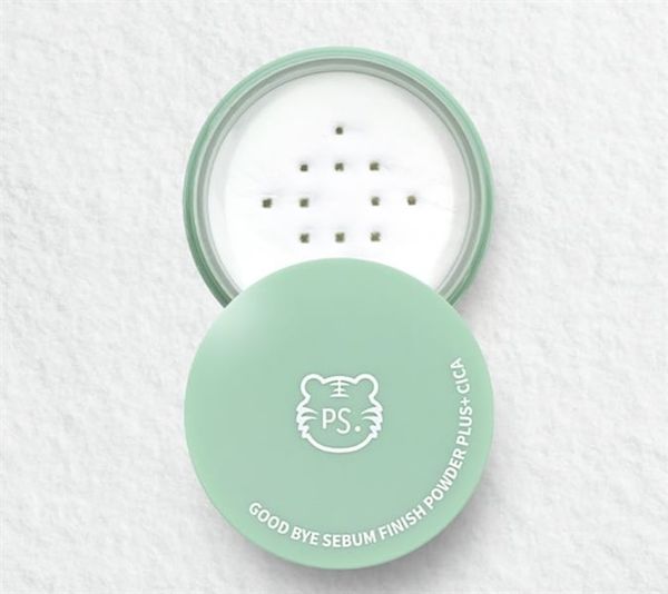 PRETTYSKIN_Phấn Phủ Dạng Bột Good Bye Sebum Finish Powder Plus+ Cica 5g (Hộp Xanh)
