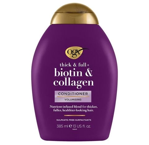 OGX_Dầu Xả Làm Dày Tóc Thick & Full + Biotin & Collagen Conditioner 385ml