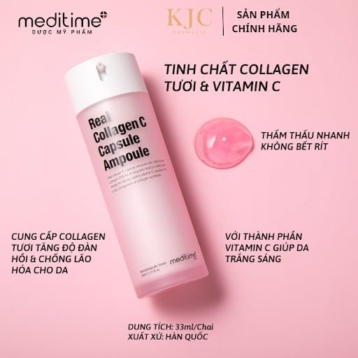 MEDITIME_Mẫu Test Serum Collagen Tươi Và Vitamin C 33ML