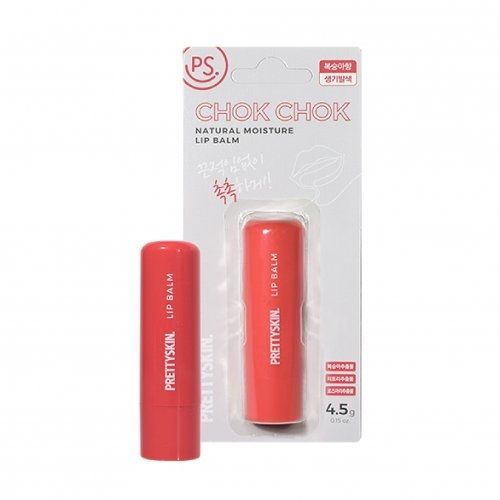 PRETTYSKIN_Son Dưỡng Chok Chok Natural Moisture Lip Balm Peach 4.3G