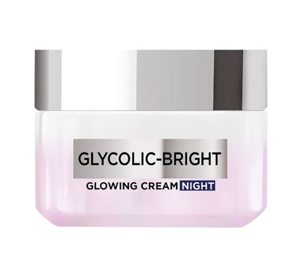L'ORÉAL_Kem Dưỡng Sáng Mịn Mờ Thâm Nám Ban Đêm Glycolic-Bright 50ml (Hồng)