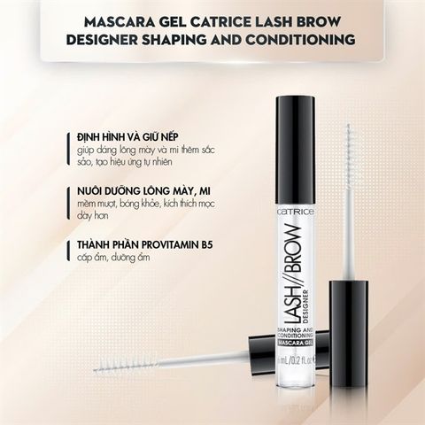CATRICE_Mascara Dưỡng Mi Gel Lash Brow 6ml