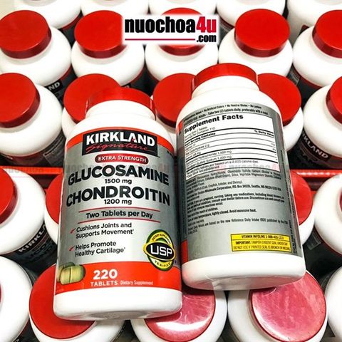 KIRKLAND_Viên Uống Xương Khớp Glucosamine 1500mg Và Chondroitin 1200mg 280 Viên