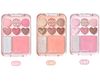GOGO TALES_Bảng Phấn Mắt Má 8 Ô Stick Sweet Heart Powder Blusher Eyeshadow Palette G03 9.5G