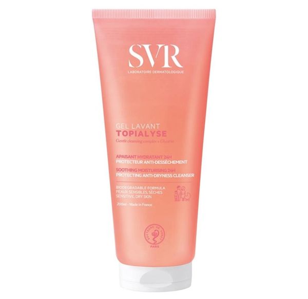 SVR_Gel Rửa Mặt Không Xà Phòng Cho Da Khô, Nhạy Cảm 200ml Màu Cam