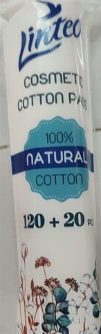 LINTEO_Bông Tẩy Trang 120+20 Miếng