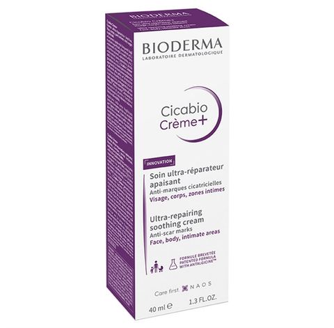 BIODERMA_Kem Dưỡng Cicabio Creme+ 40ml (Tím)