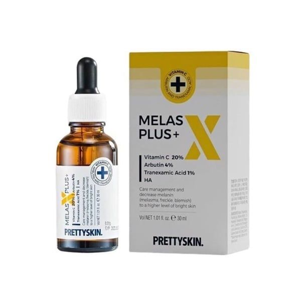 PRETTYSKIN_Serum Dưỡng Trắng Mờ Thâm Nám Melas X Plus 30ml