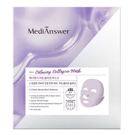 MEDIANSWER_Mặt Nạ Thạch Hỗ Trợ Phục Hồi Chống Lão Hoá Calming Collagen Mask 37G (Tím)