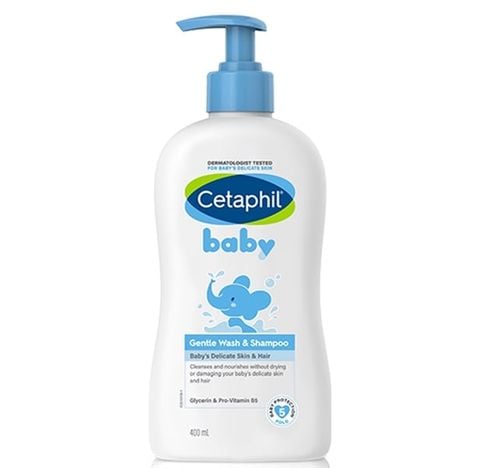 CETAPHIL_Sữa Tắm Gội Cho Bé Baby Gentle Wash & Shampoo 400ml