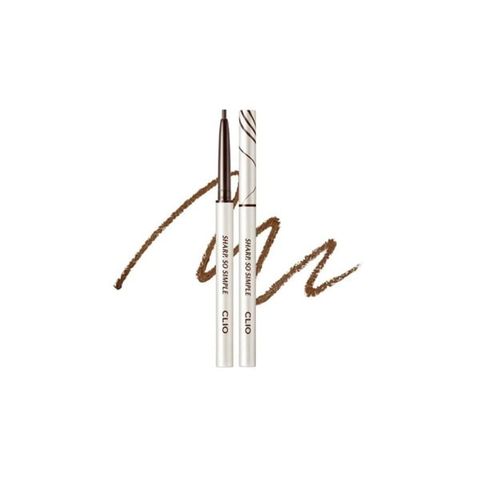 CLIO_Chì Kẻ Mắt Sharp, So Simple Waterproof Pencil Liner #02 Màu Nâu