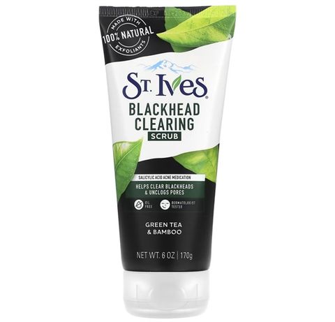ST.IVES_Sữa Rửa Mặt Tẩy Tế Bào Chết Trà Xanh Và Than Tre 170G