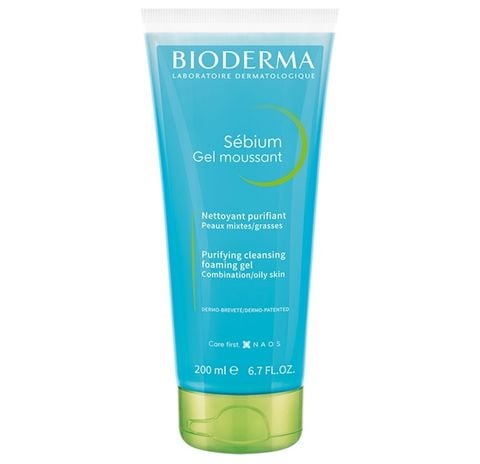 BIODERMA_Gel Rửa Mặt Dành Cho Da Dầu & Hỗn Hợp 200ml