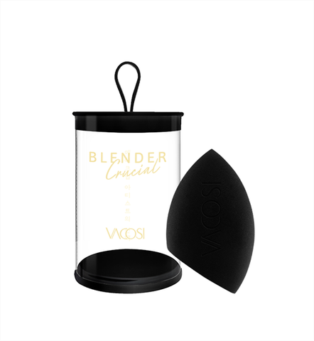 VACOSI_Bông Trang Điểm Giọt Nước Vạt Xéo PH04 - Đen